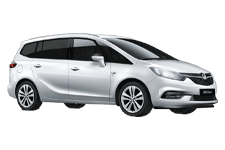 Car Hire Horwich - Vauxhall Zafira 5 + 2 - Minibus hire Horwich